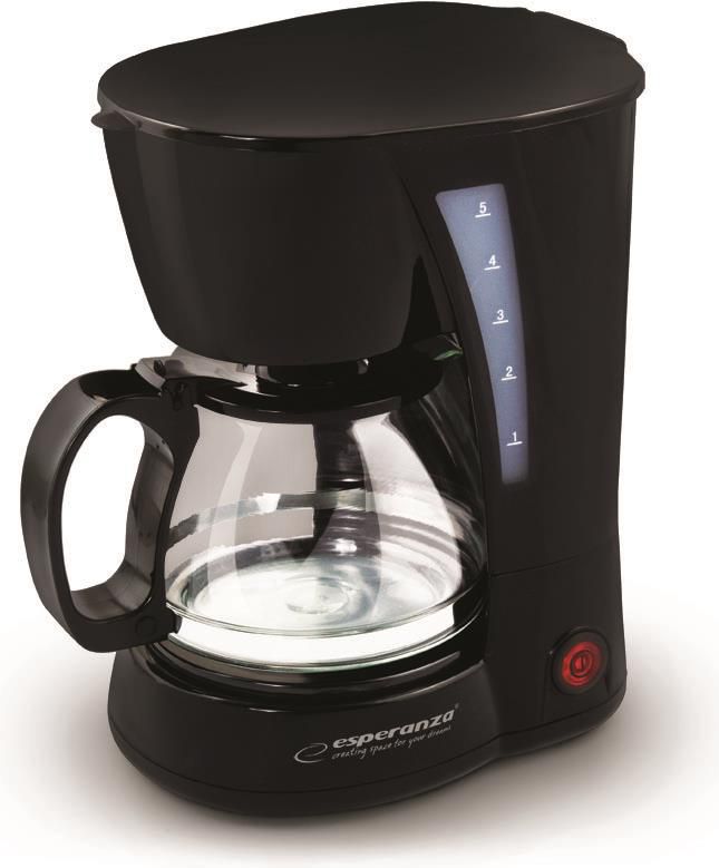 Ekspres przelewowy Esperanza EKC006 Czarny