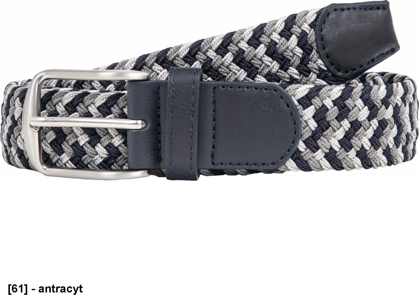 CERVA NEURUM PAS - pasek - antracyt - 105cm-135cm 105cm