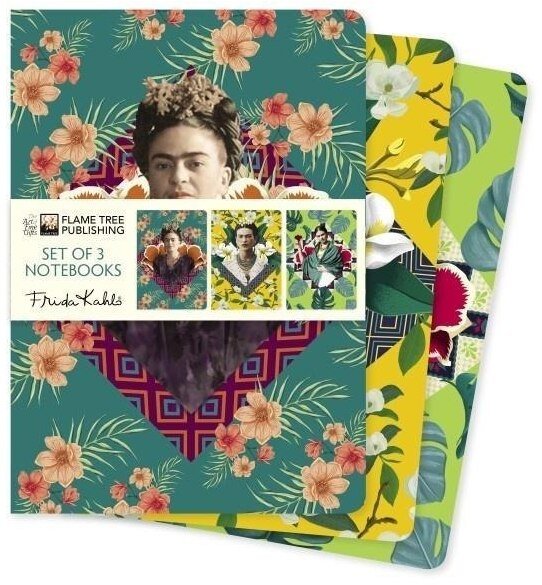 Zestaw 3 notatników A5 Frida Kahlo
