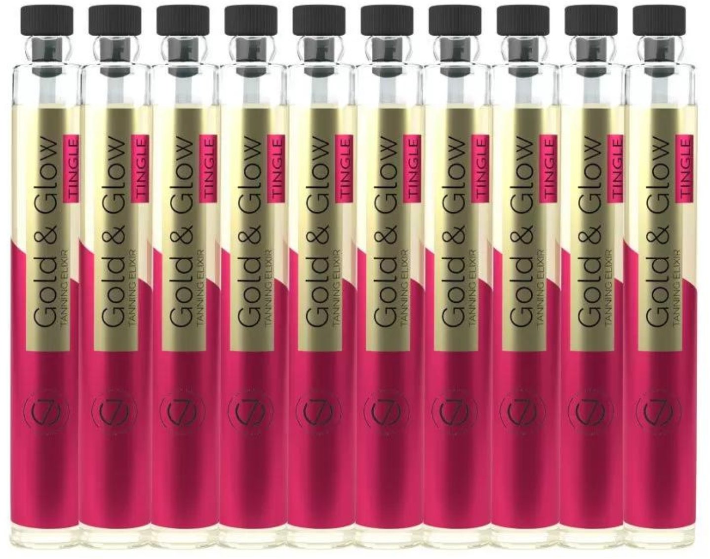 7suns Gold & Glow Eliksir Do Opalania Tingle 10x6ml