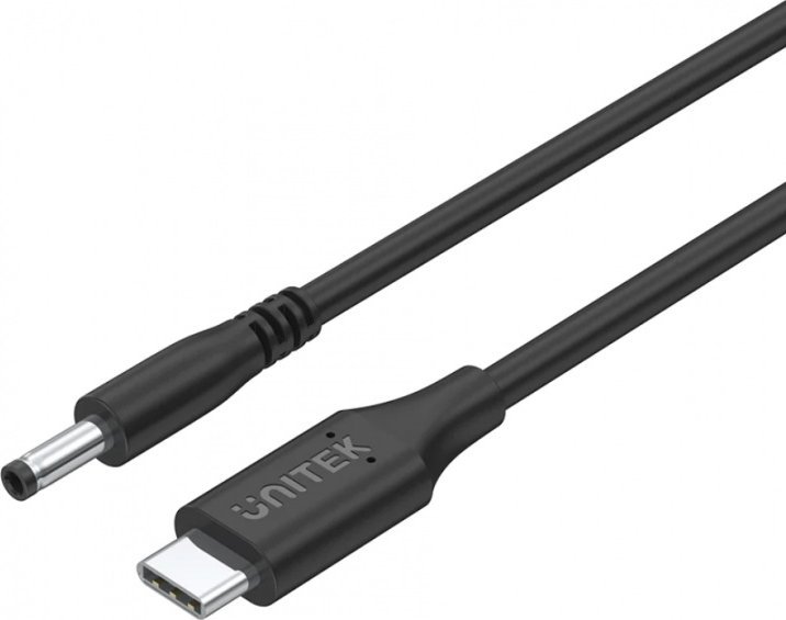 Kabel USB Unitek USB-C - DC 4 x 1.7 mm 1.8 m Czarny (C14118BK-1.8M)