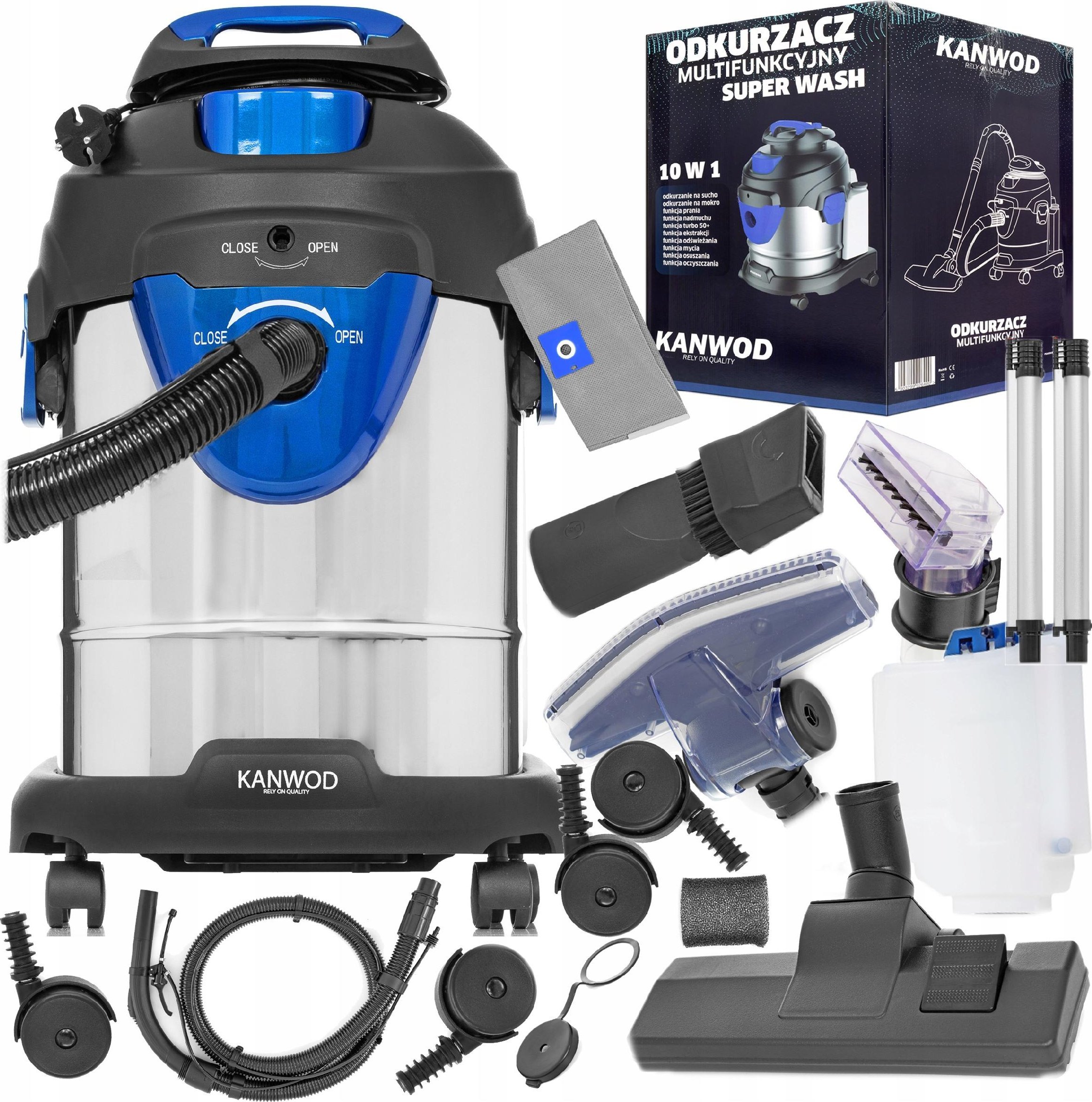 Odkurzacz przemysłowy Kanwod SUPERWASH