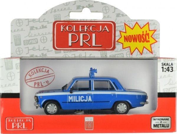 Daffi Pojazd PRL Fiat 125P Milicja
