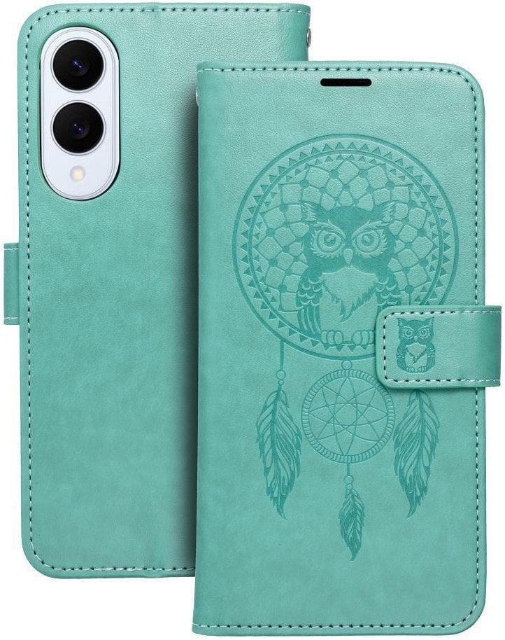 Kabura MEZZO Book do SAMSUNG S25 Edge łapacz snów zielony