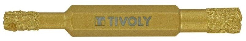 Wiertło Tivoly Deimantinis wiertło diamentowe do płytek i marmuru, z parafiną, 'Heavy duty', Hex kotelis (Ø) 6/8 mm