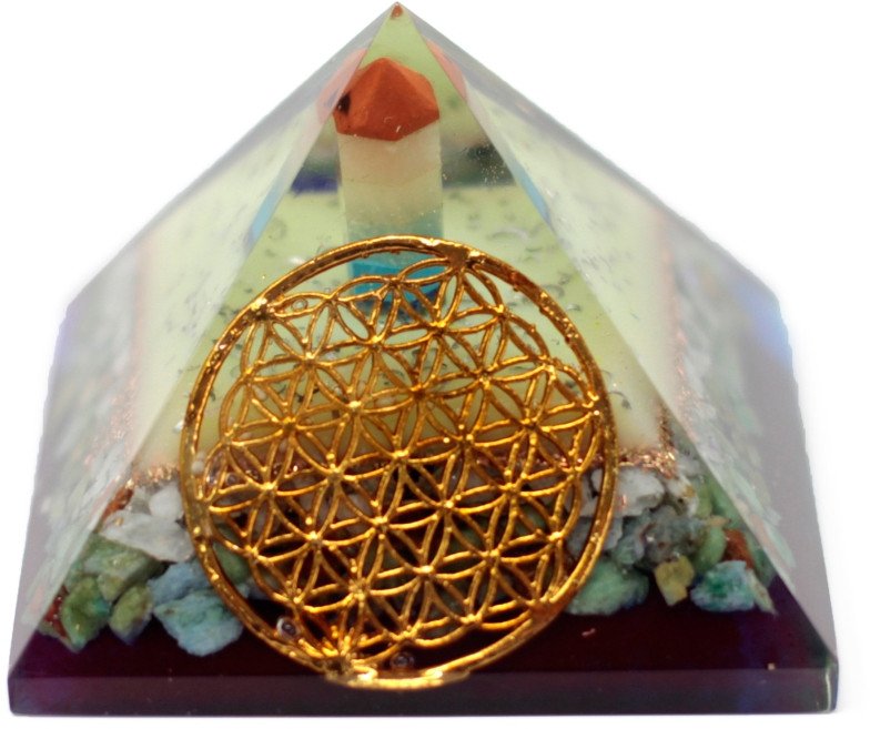 Piramida Orgonit Duża - Kwiat Życia