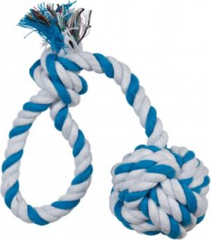 Trixie PIŁKA DO GRY -SZNUREK 5.5/30cm