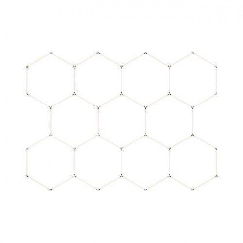 Lampa LED Hexagon 11L 460W 419x301cm zestaw 6500K