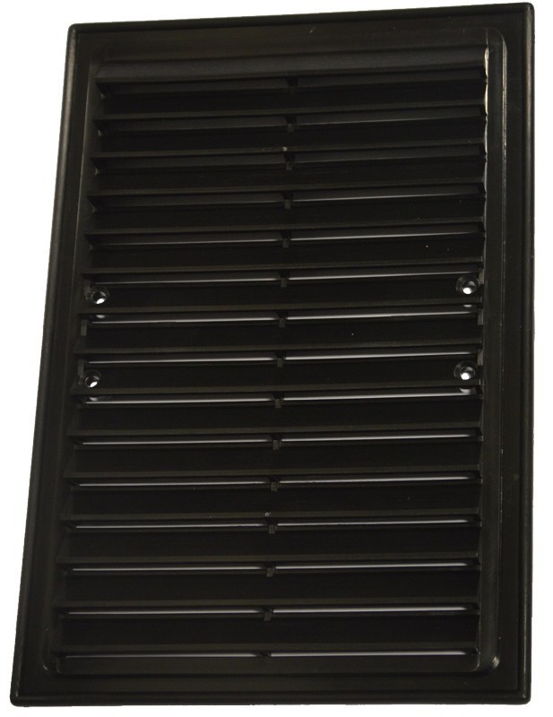 Kratka wentylacyjna skośna 14x21cm czarna