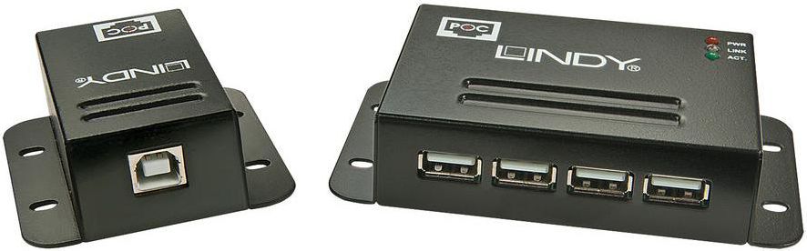 Lindy Extender , USB 2.0, Cat.5 50m, 4 Port (42681)