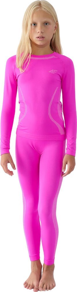 4f Bielizna. termoaktywna bezszwowa dla dziewczynki 4F F150 różowa 4FJWAW24USEAF150 55S 164cm