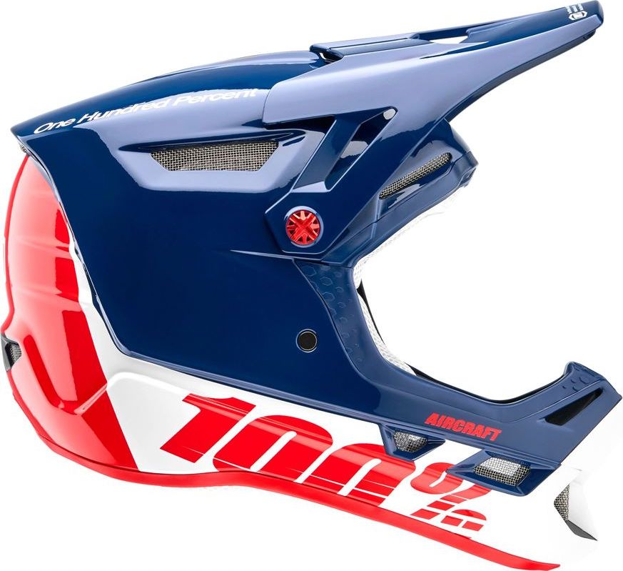 100% Kask rowerowy Aircraft Composite granatowy r. S