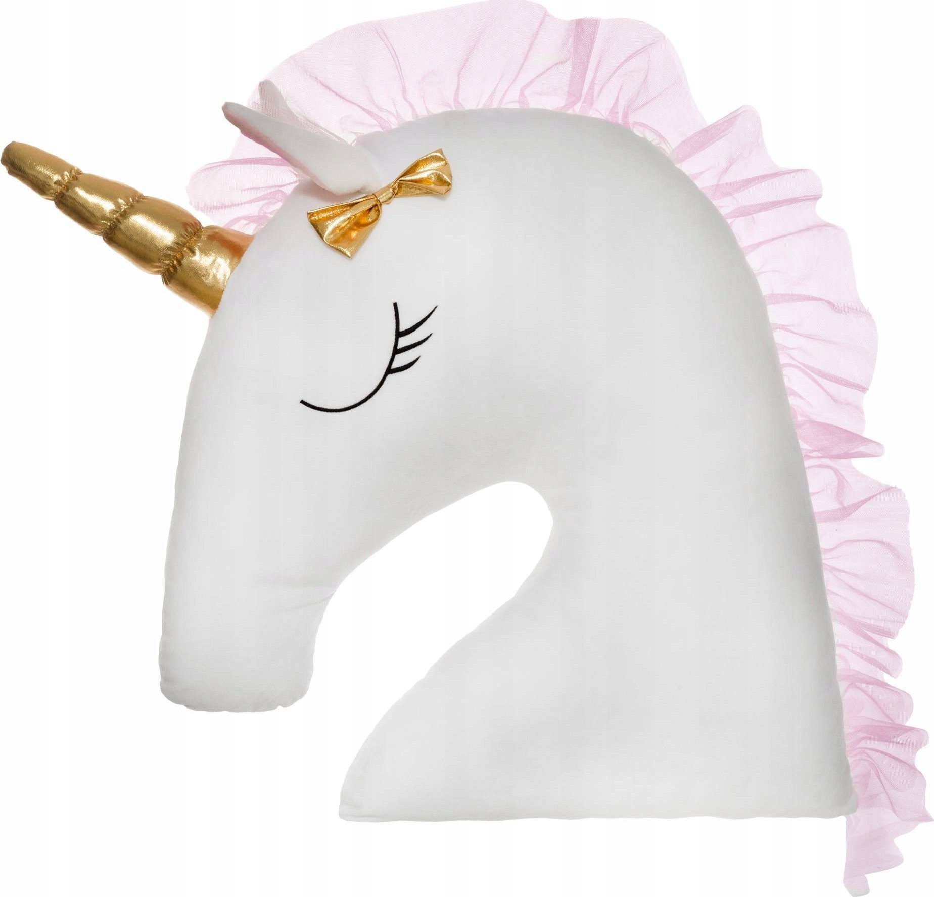 Atmosphera Poduszka jednorożec, biała, 60 x 46 cm