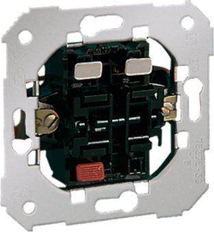 Kontakt-Simon Simon 82 Łącznik krzyżowy podwójny (mechanizm) 10 AX, 250 V~, szybkozłącza 7502251-039