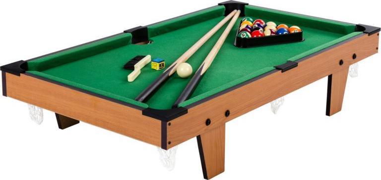 GamesPlanet Mini bilard stołowy z akcesoriami 92 x 52 x 19 cm - jasny