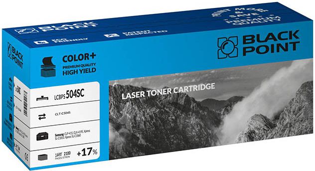 Toner Black Point LCBPS504SC Cyan Zamiennik CLT-C504S (BLS504BCBW)