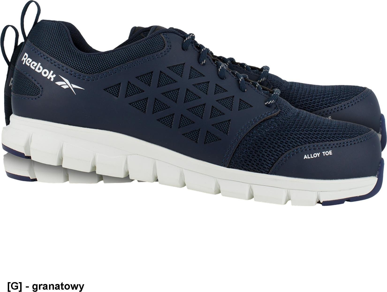 Reebok BREEBOK-1030 S1P SRC - REEBOK - półbuty bezpieczne ib1030s1p excel light, mikrofibra i siatka nylonowa, podnosek aluminium, podeszwa EVA XL Ext