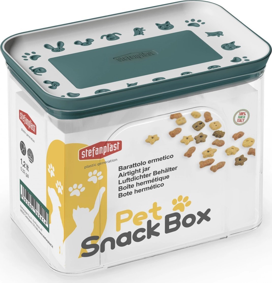 Zolux ZOLUX Pojemnik hermetyczny na przysmaki 1,2 l kol. zielony