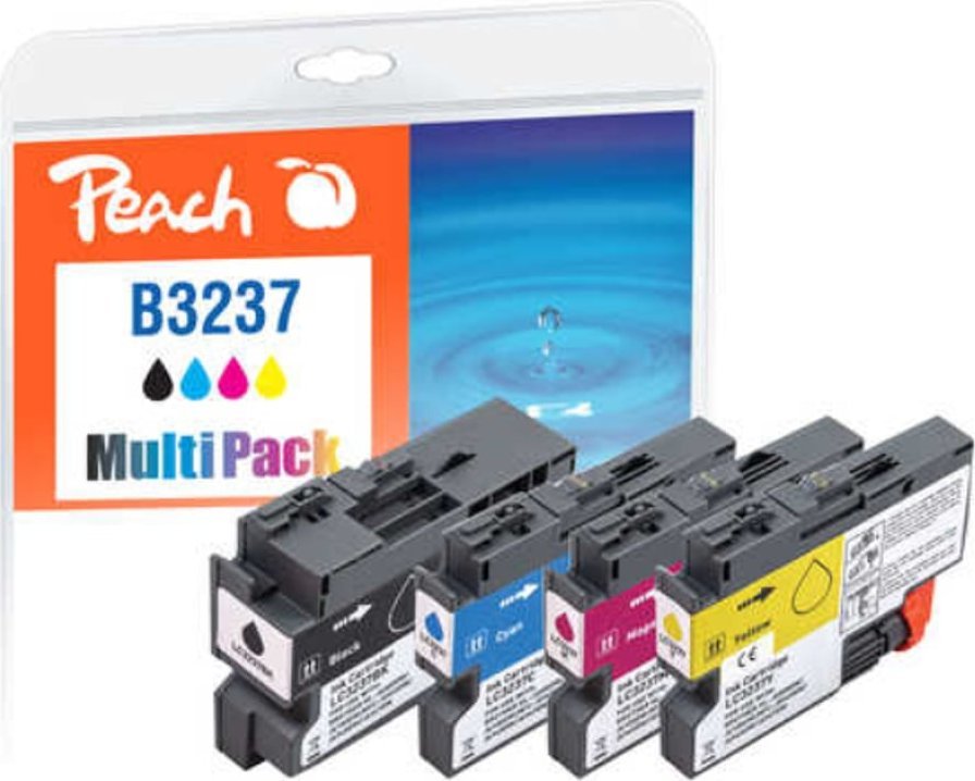 Tusz Triton Peach 321008 nabój z tuszem 4 szt. Czarny, Cyjan, Purpurowy, Żółty
