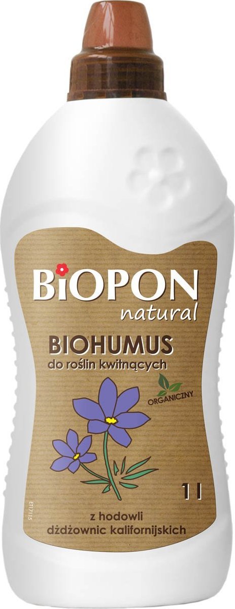 Biopon Nawóz Biohumus do roślin kwitnących 1l Odżywka