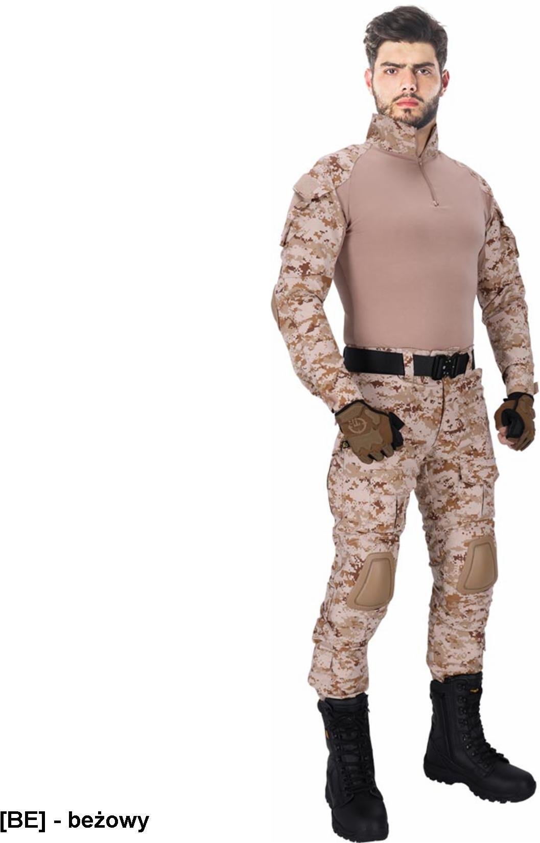 Reis TG-PROTECT - Odzież ochronna Tactical Guard, w skład którego wchodzi bluza i spodnie do pasa - beżowy M