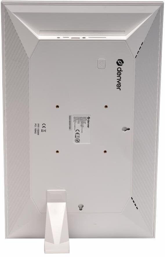 Ramka cyfrowa Denver Ramka na zdjęcia PFF-1504W z FRAMEO biała