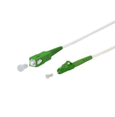 Kabel krosowy METZ CONNECT OpDAT, SC-S APC/LC-S APC OS2, 15 m