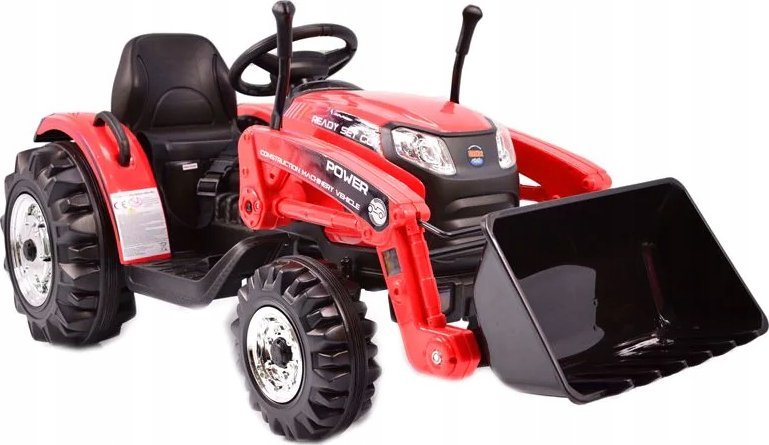 Import SUPER-TOYS TRAKTOR NA AKUMULATOR POWER Z ŁYŻKĄ , PILOT, JAKOŚĆ/ZP1008A