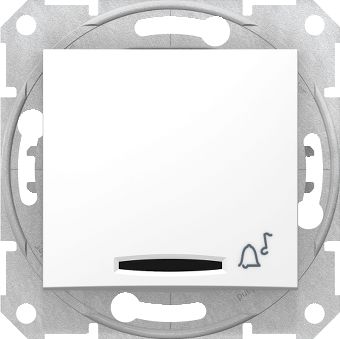 Schneider Electric Przycisk dzwonek podświetlany Sedna biały (SDN1600421)