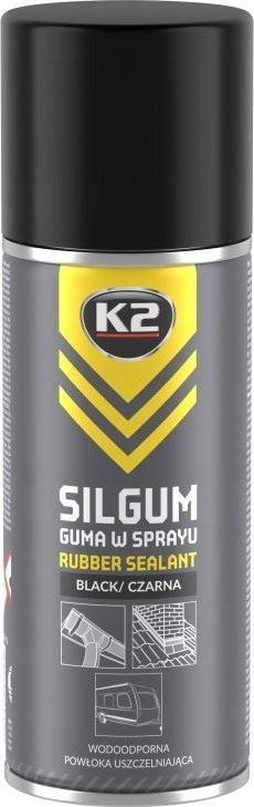 K2 K2 GUMOWA POWŁOKA W SPRAY SILGUM czarny 400 ML