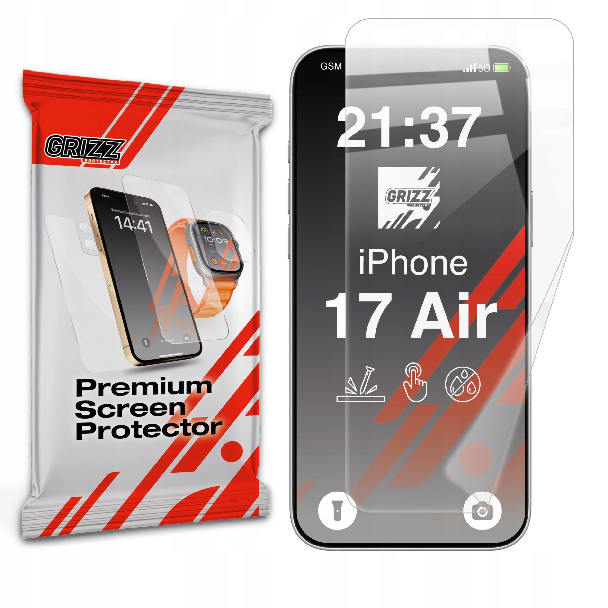 Folia ceramiczna GrizzGlass CeramicFilm do Apple iPhone 17 Air