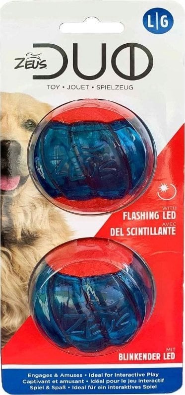 Zeus ZS Duo Ball, 6,3cm, z LED, 2szt/op.