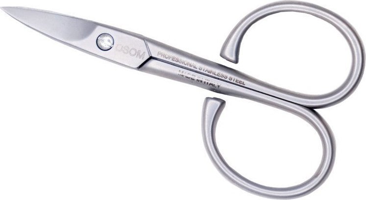 Bahco Osom Professional nerūdijančio plieno žirklutės nagams, 9 cm, išlenktos, smailiu galu