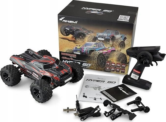 Amewi Amewi RC Auto Hyper Go Truggy Li-Po Akku 1050mAh rot/14+