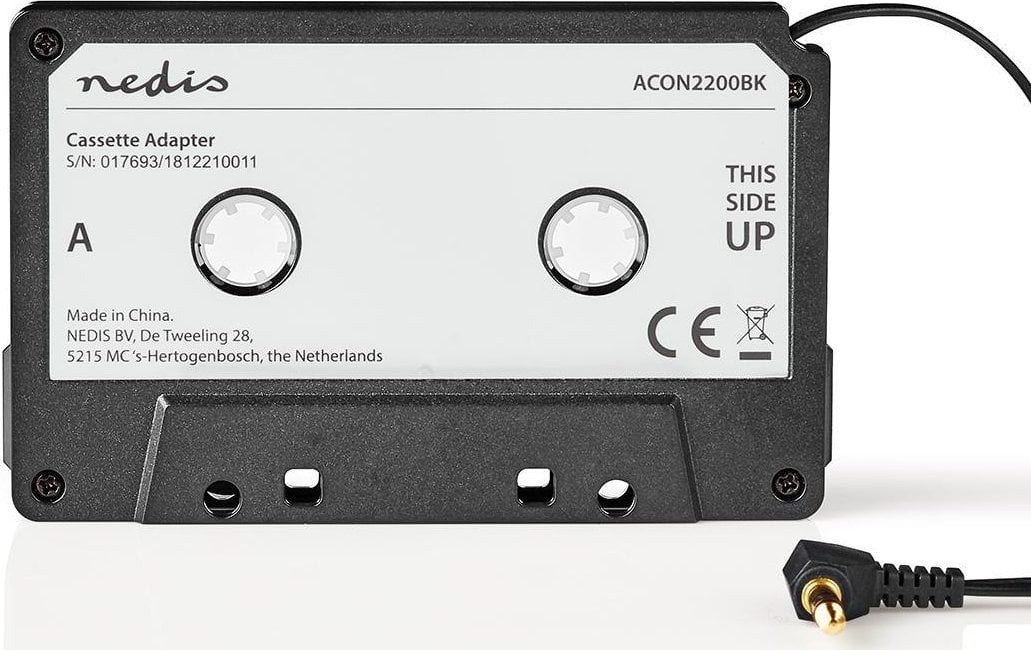 Nedis Nedis ACON2200BK adapter do kaset magnetofonowych Czarny