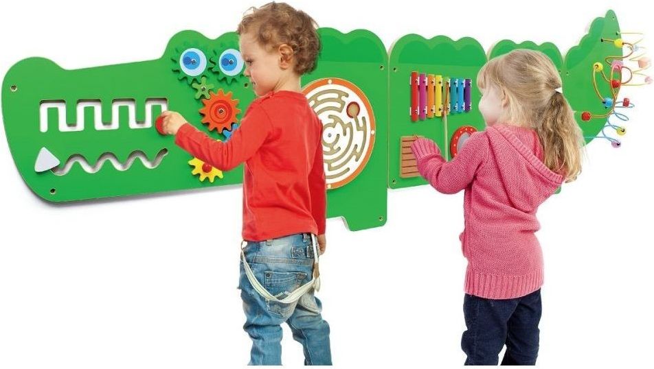 Viga Układanka duży panel ścienny krokodyl