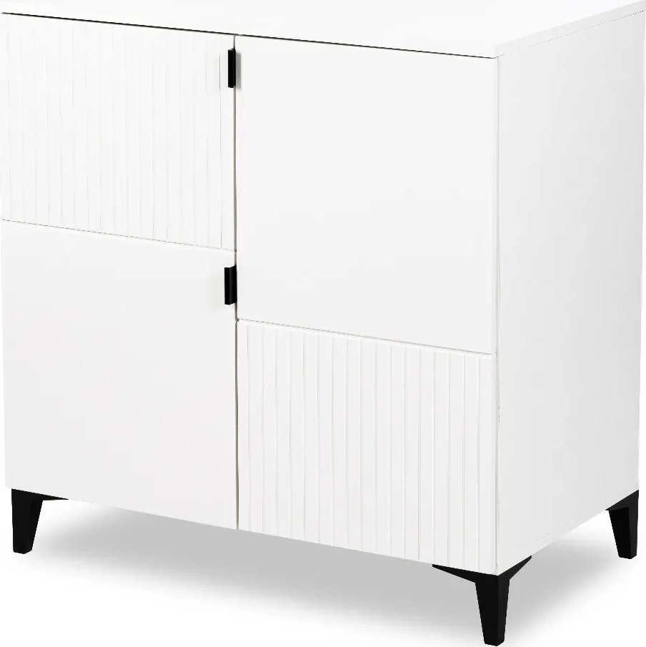 Elior Komoda dla dzieci MIA MINI biała/czarna LITTLE SKY