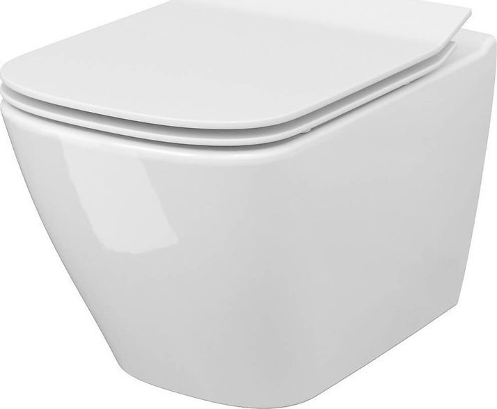 Miska WC Cersanit SET B220 City Square Clean On + deska Slim wolnoopadająca (S701-405-ECO)