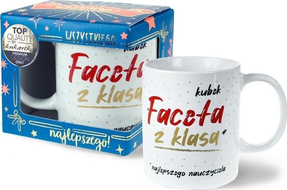 Kubek Premium Facet z klasą (najlepszy nauczyciel)