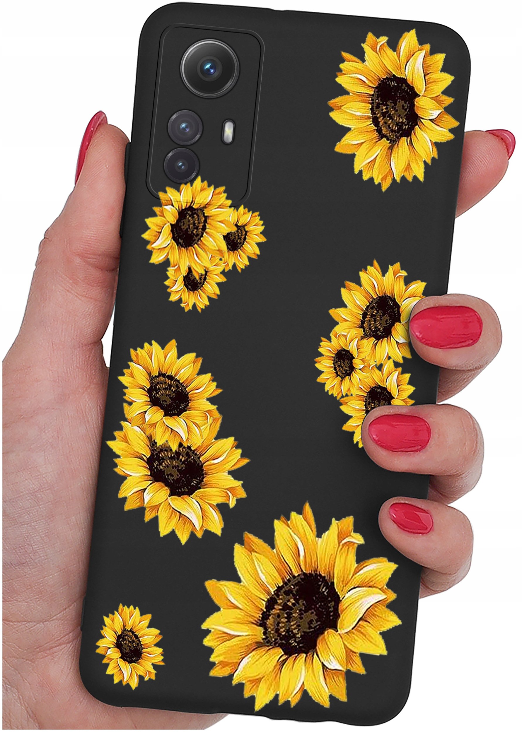 ETUI do Xiaomi Redmi Note 12S | WZORY | SILIKONOWE MATT CASE + SZKŁO 9H