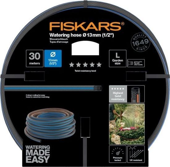 Fiskars wąż ogrodowy Q5, 13mm 1/2” 30m (1027108)