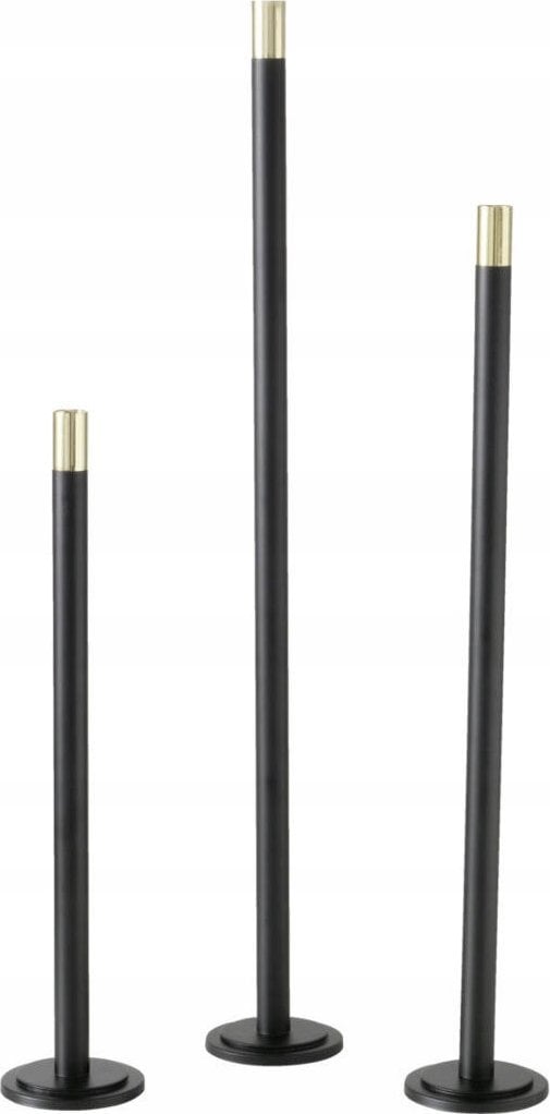 Boltze Zestaw świeczników na świece stołowe MATS, 3 szt.