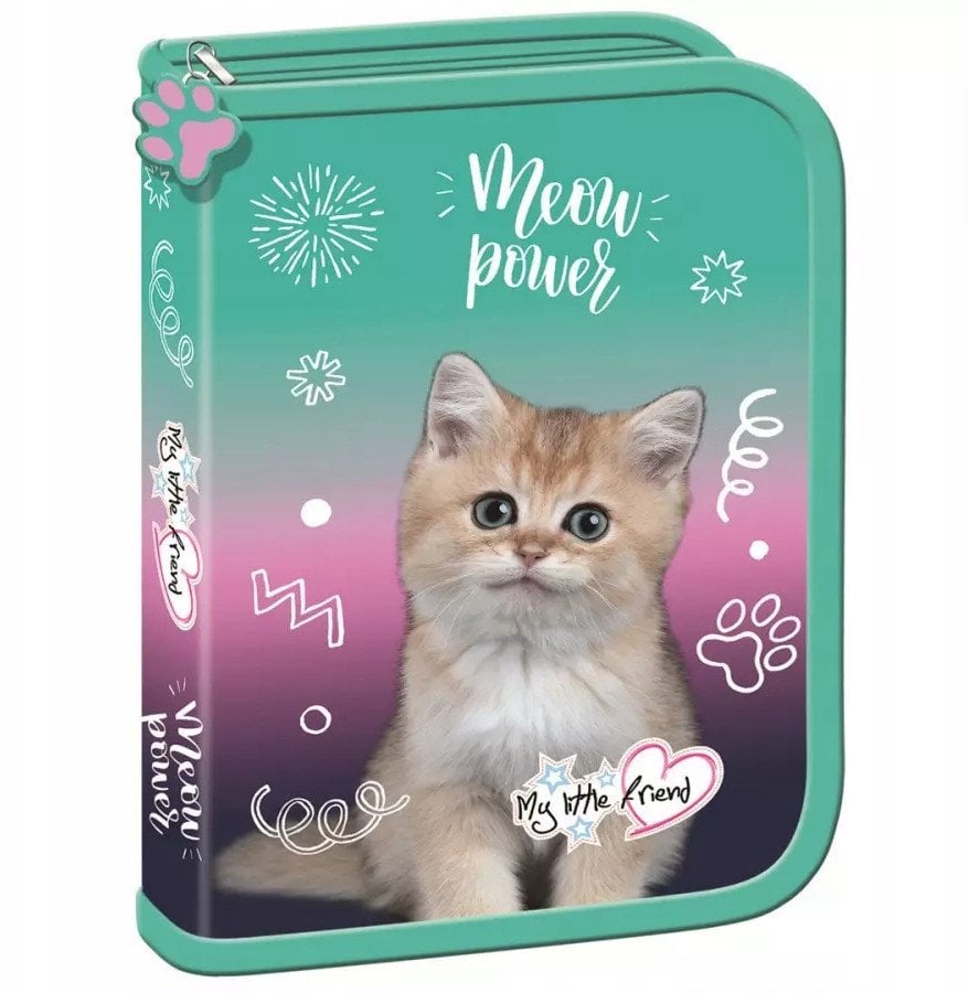 Piórnik dwuklapkowy bez wyposażenia My Little Friend Kitty Party