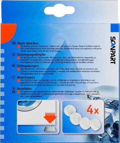 Scanpart Amortyzatory wygłuszające Scanpart pod pralkę