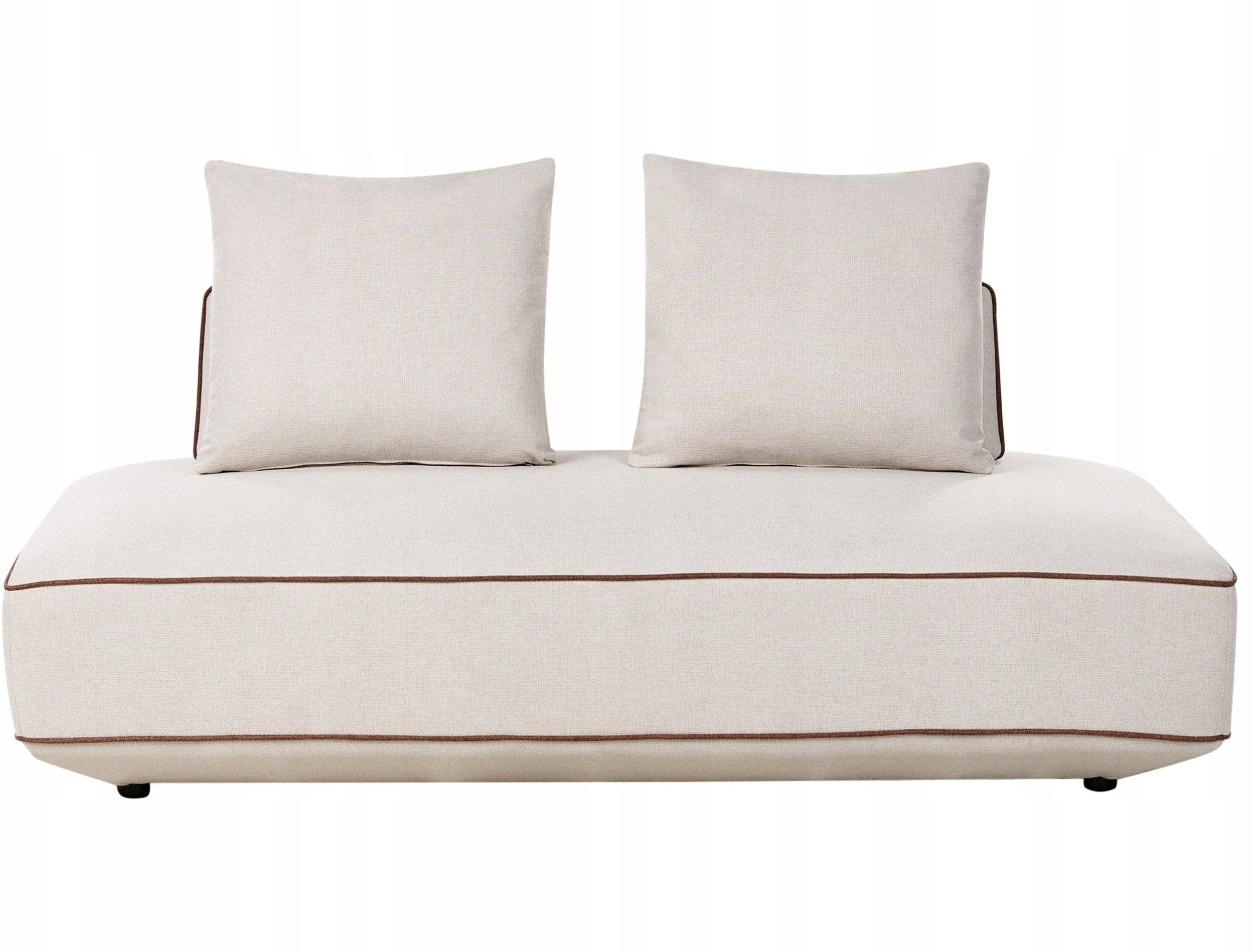 Szezlong SEILLANS Jasnobeżowy