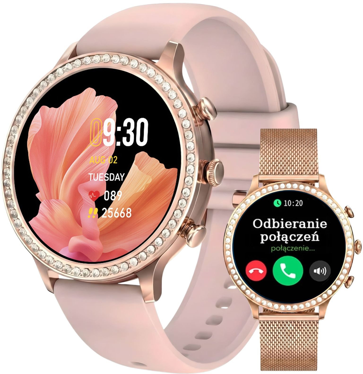 SMARTWATCH Damski Gravity GT5-5 GD/GD/PK