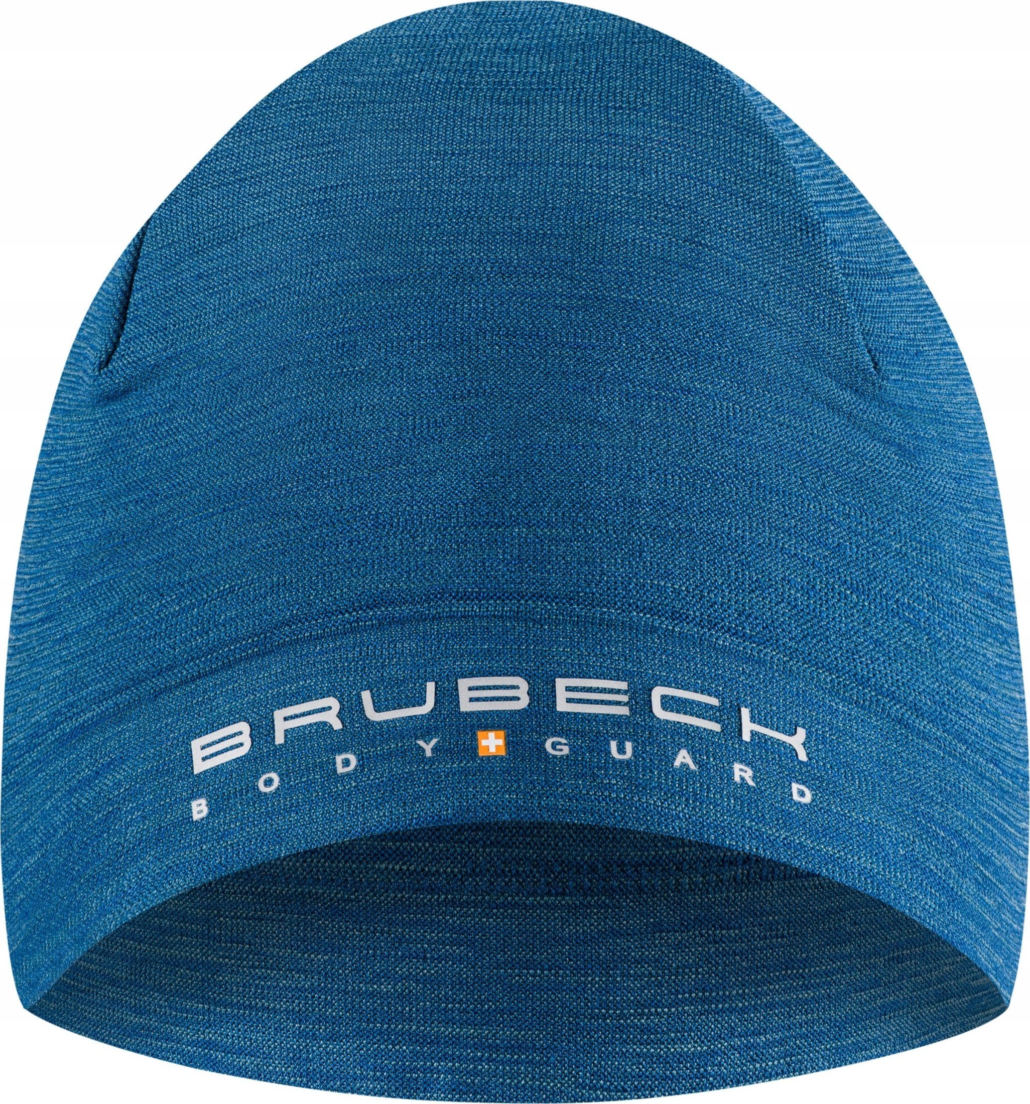 Brubeck HM10180 Czapka wełniana dwuwarstwowa unisex EXTREME WOOL jeansowy S/M