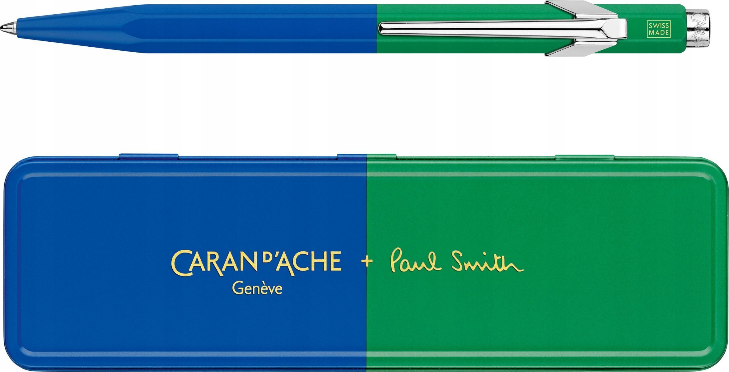 Caran d`Arche Długopis CARAN D'ACHE 849 Paul Smith Edycja 4, M, w pudełku, Cobalt/Emerald