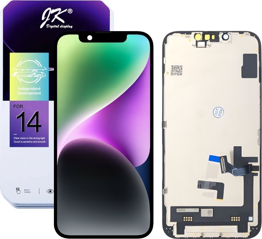 WYŚWIETLACZ EKRAN LCD DO IPHONE 14 JK INCELL WYMIENNY CHIP (A2882, A2649, A2881, A2884, A2883)