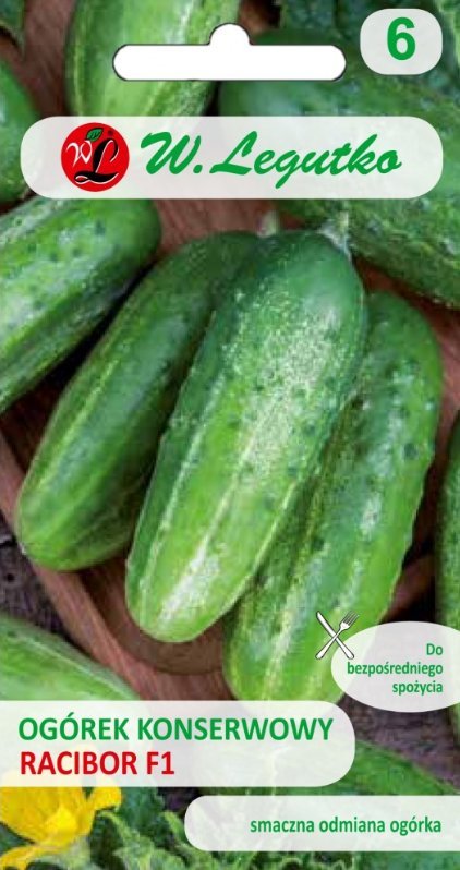 Legutko Nasiona Ogórek gruntowy konserwowy Racibor F1, 5g